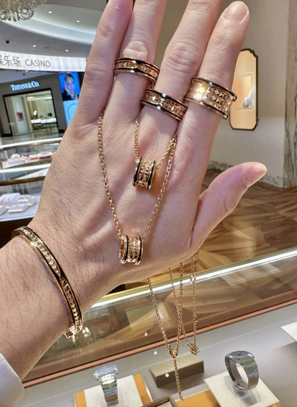 纯金手链定制图片展示