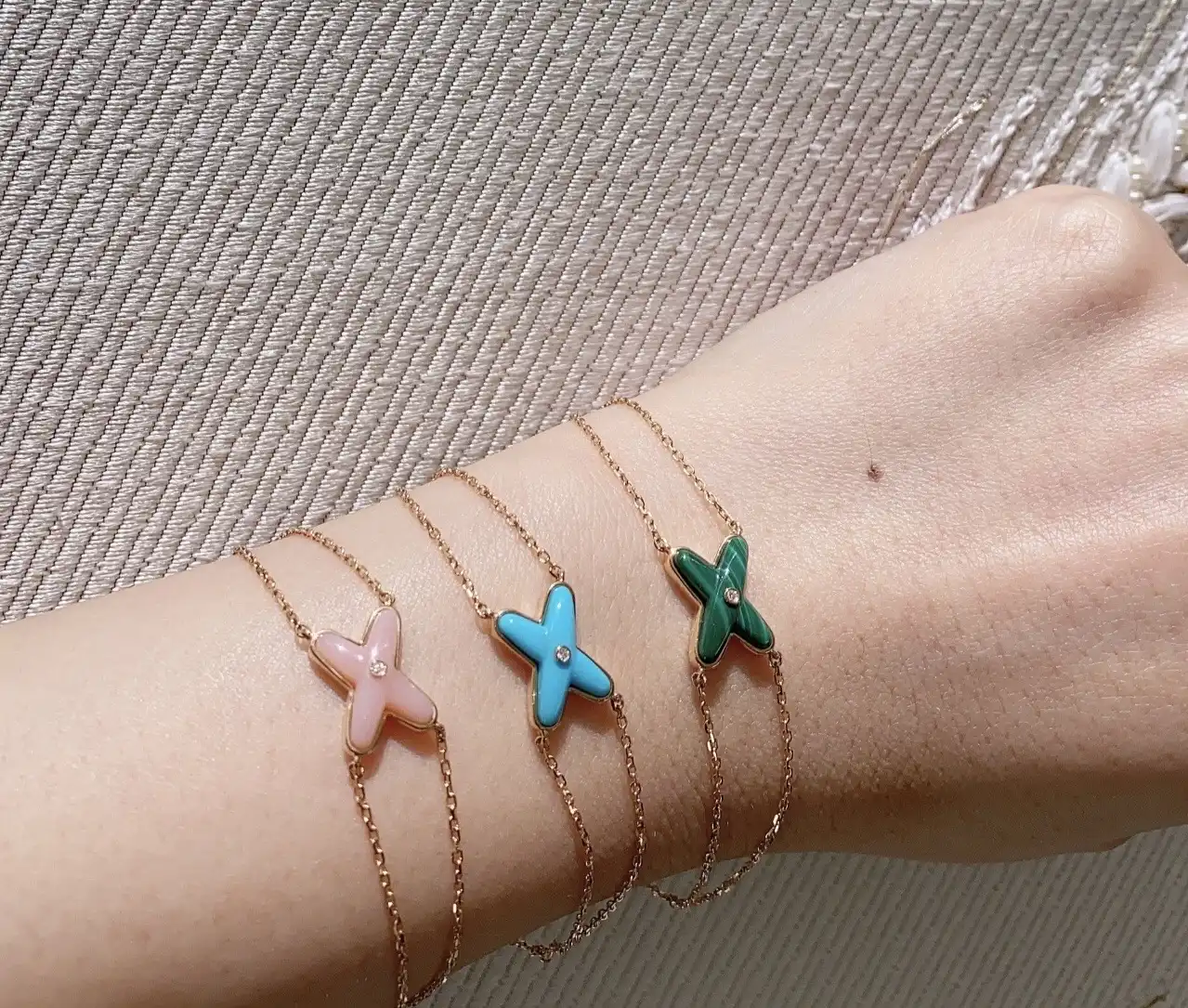 纯金手链定制图片展示