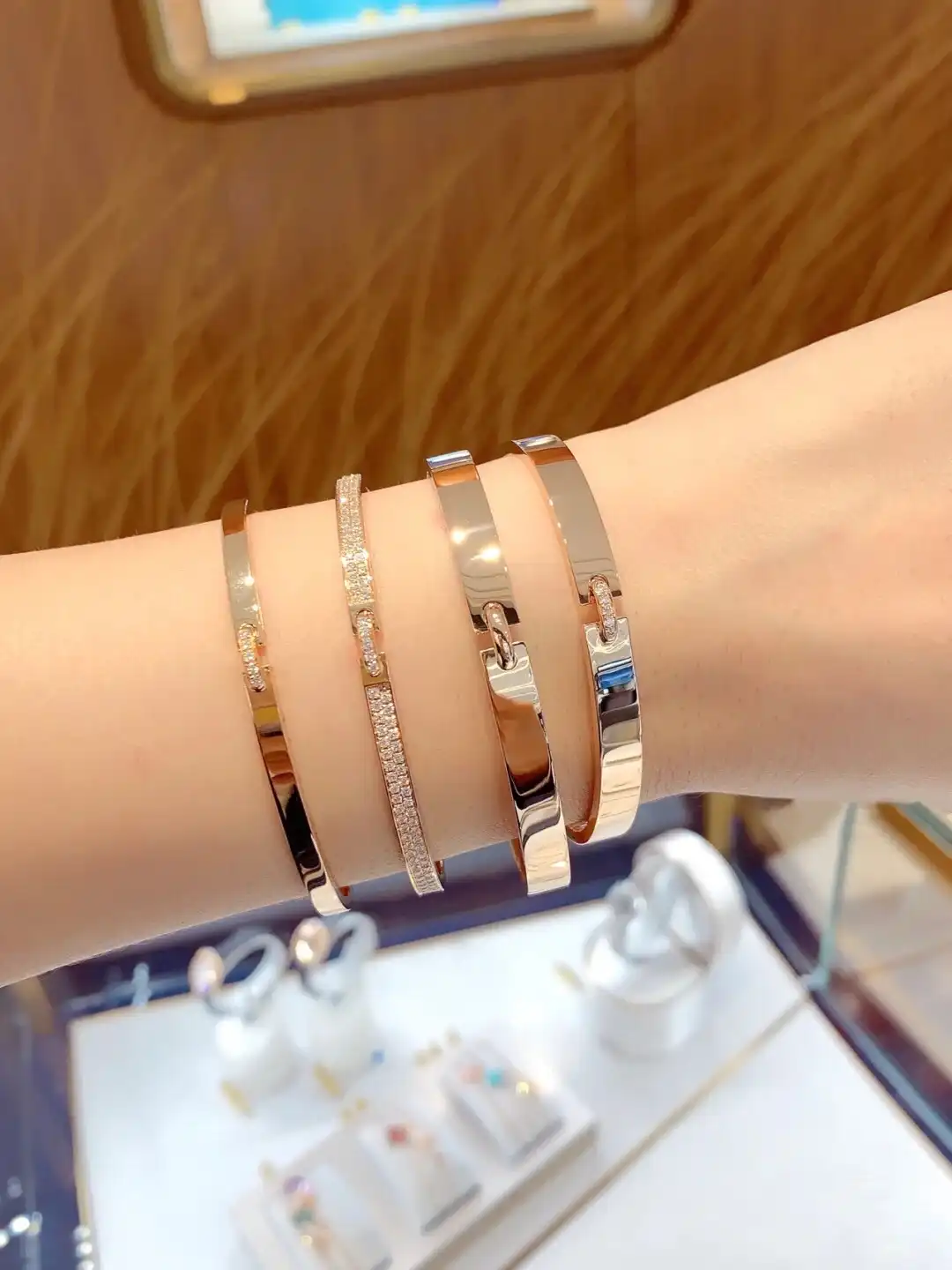 纯金手链定制图片展示